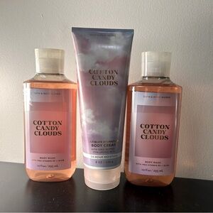 Bath & Body Works Cotton Candy Clouds Bundle